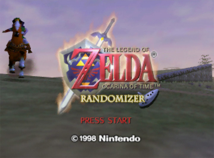 OOT Randomizer title screen